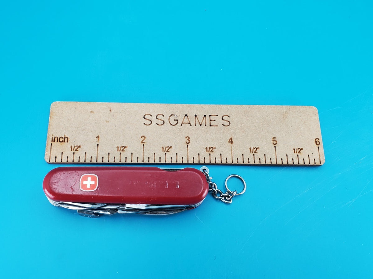 Wenger Nomad 85mm Red Swiss Army Knife Multi Tool!