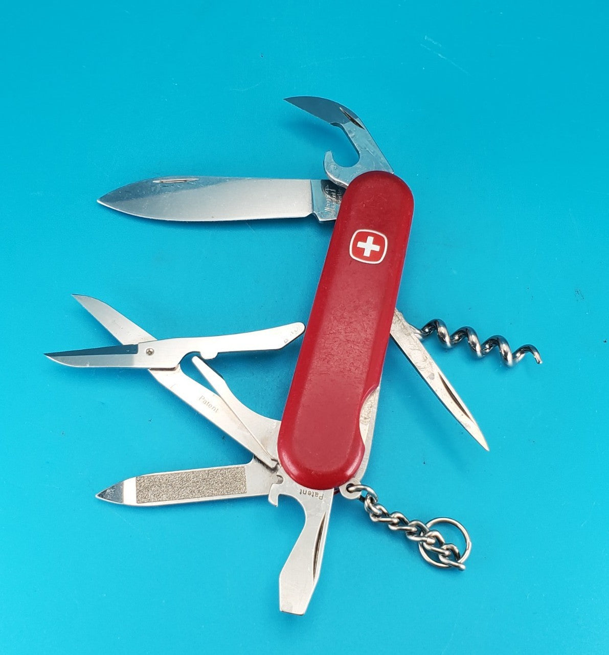 Wenger Traveler Red Swiss Army Knife Multi Tool!