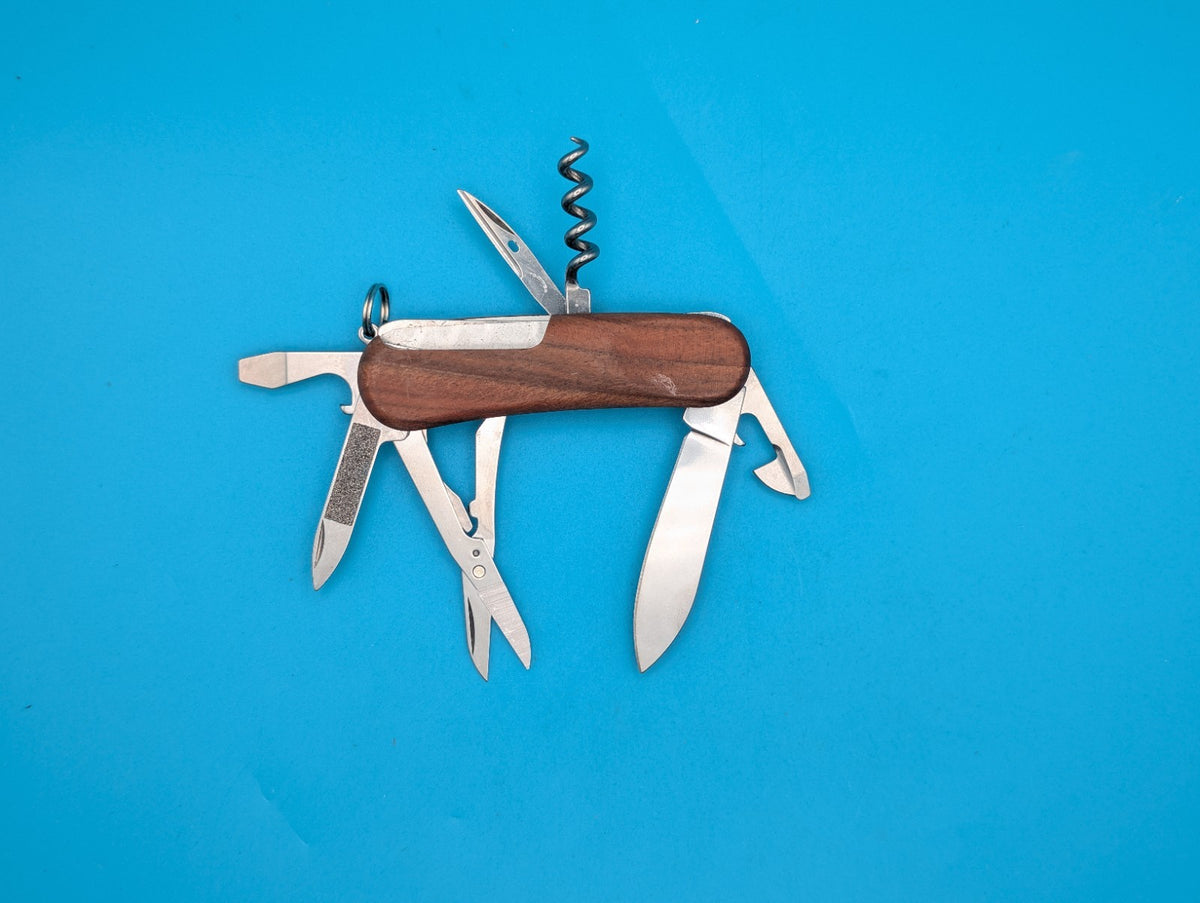 Victorinox Delemont EvoWood 14 85mm Swiss Army Knife Multi-Tool! *KIKI*