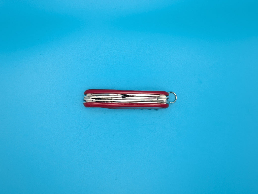 Vintage Wenger EVO 14 Red Swiss Army Knife Multi Tool!