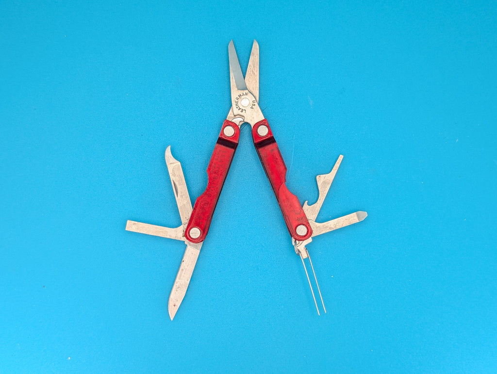 Leatherman Micra Multi-Tool Knife Scissors Key Ring! MIXED COLORS! LOT OF 5!