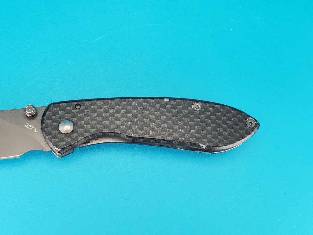 Buck Knives 327 Nobleman Carbon Fiber Folding Pocket Knife!