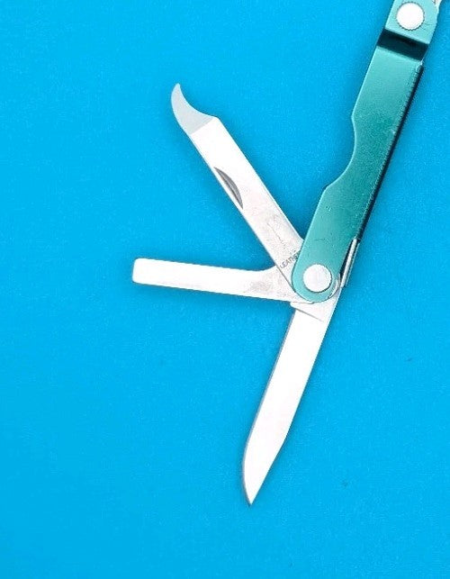 Leatherman Micra Multi-Tool, Knife, Scissors, Key Ring, Green