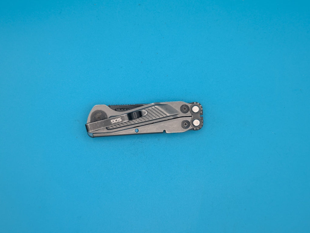 SOG Flash MT Multi-Tool Stainless Steel Housing! Urban Gray & Cyan!