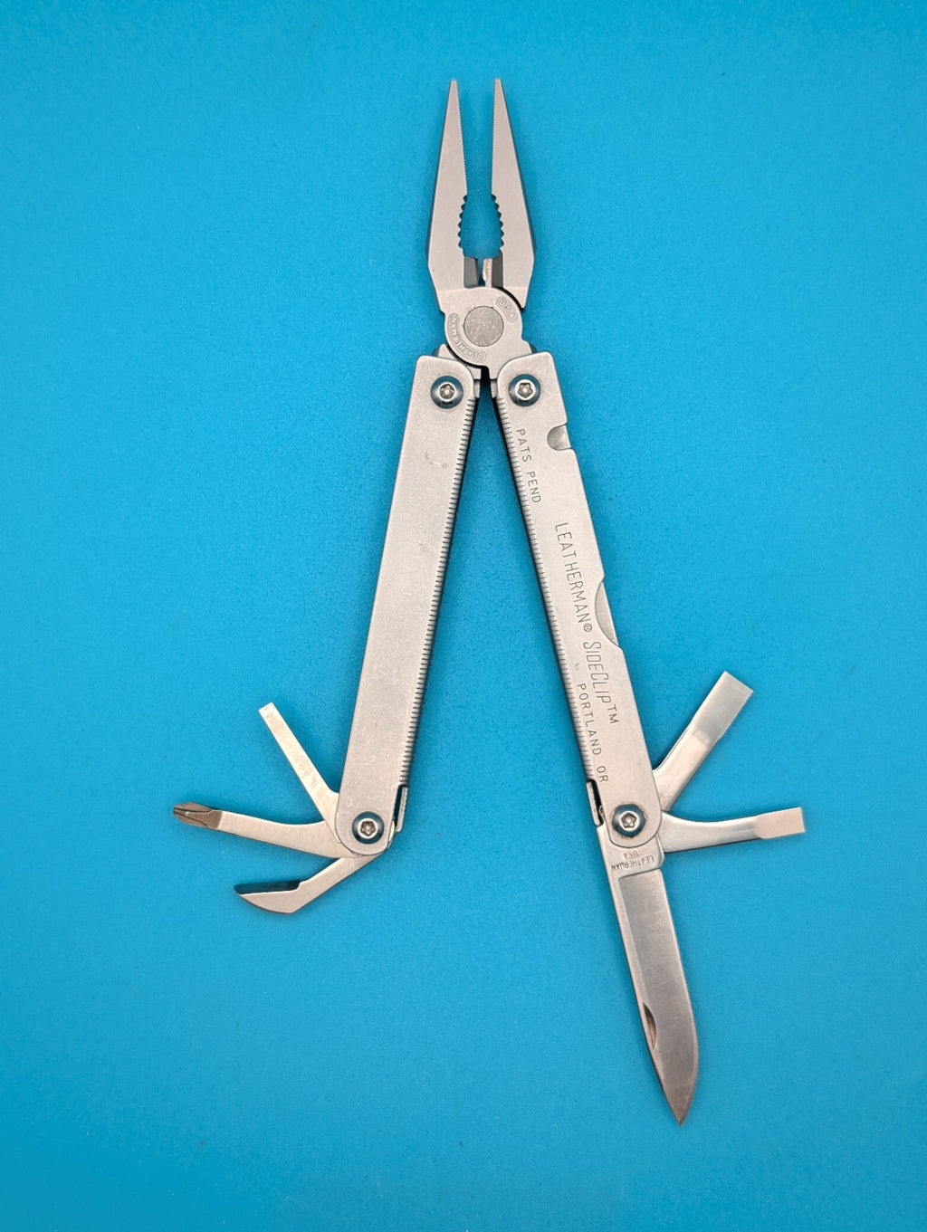 Leatherman SideClip Multi-Tool! With Sheath! 02/98 DATE STAMP! RARE!
