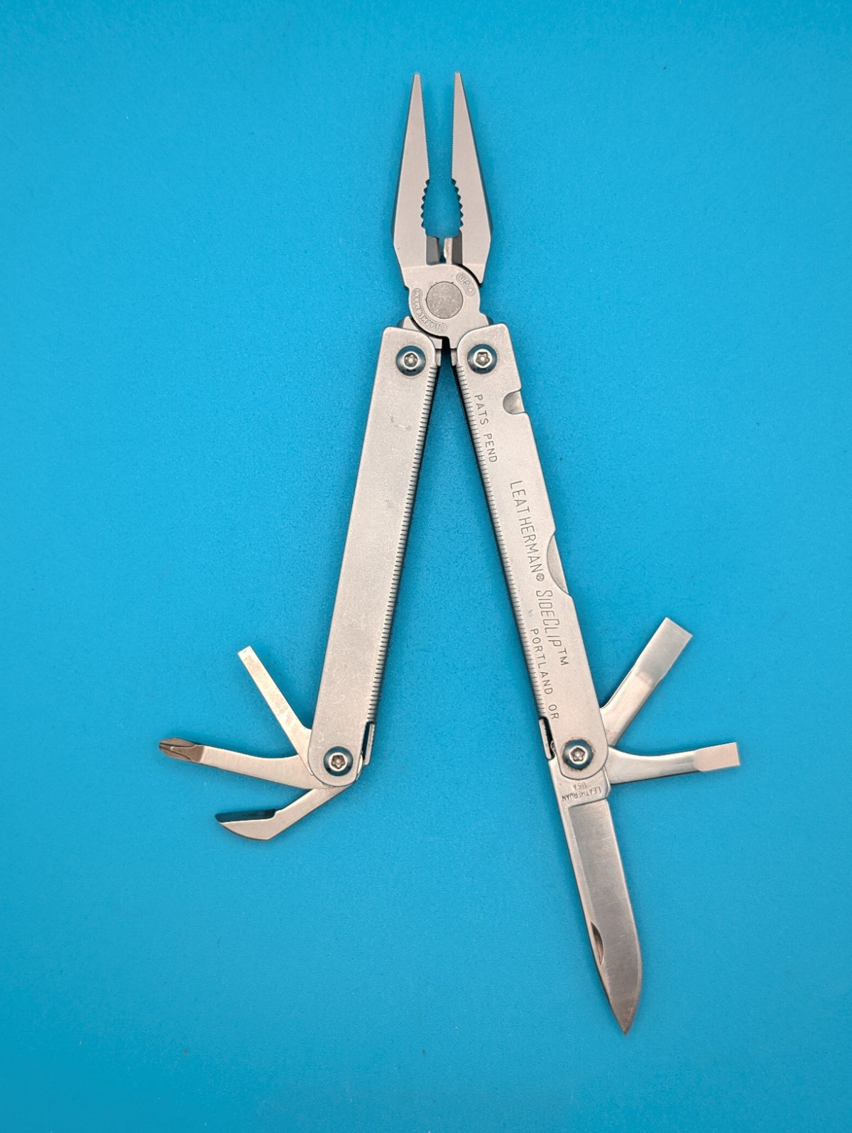 Leatherman SideClip Multi-Tool! With Sheath! 02/98 DATE STAMP! RARE!