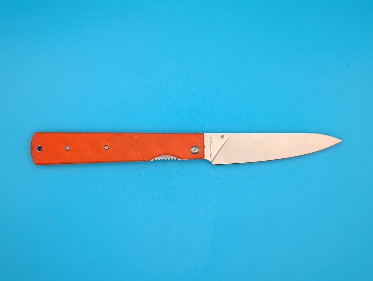 Miki Kitchen Knife Micarta Handle 440A Stainless Steel Blade Made In Japan