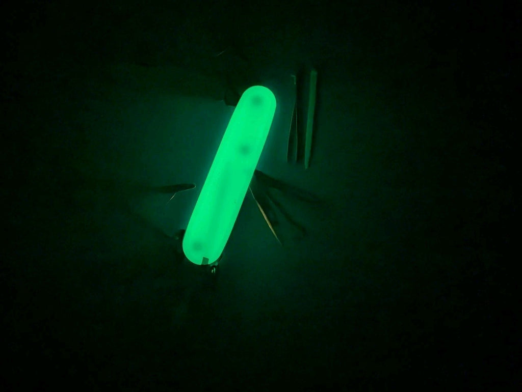 Custom Victorinox Super Tinker Glow in the Dark Swiss Army Knife Multi Tool!