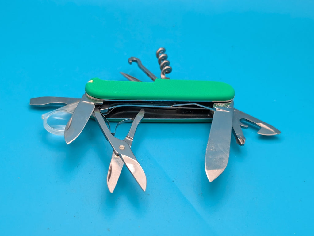Custom Victorinox Explorer Swiss Army Knife Multi Tool!