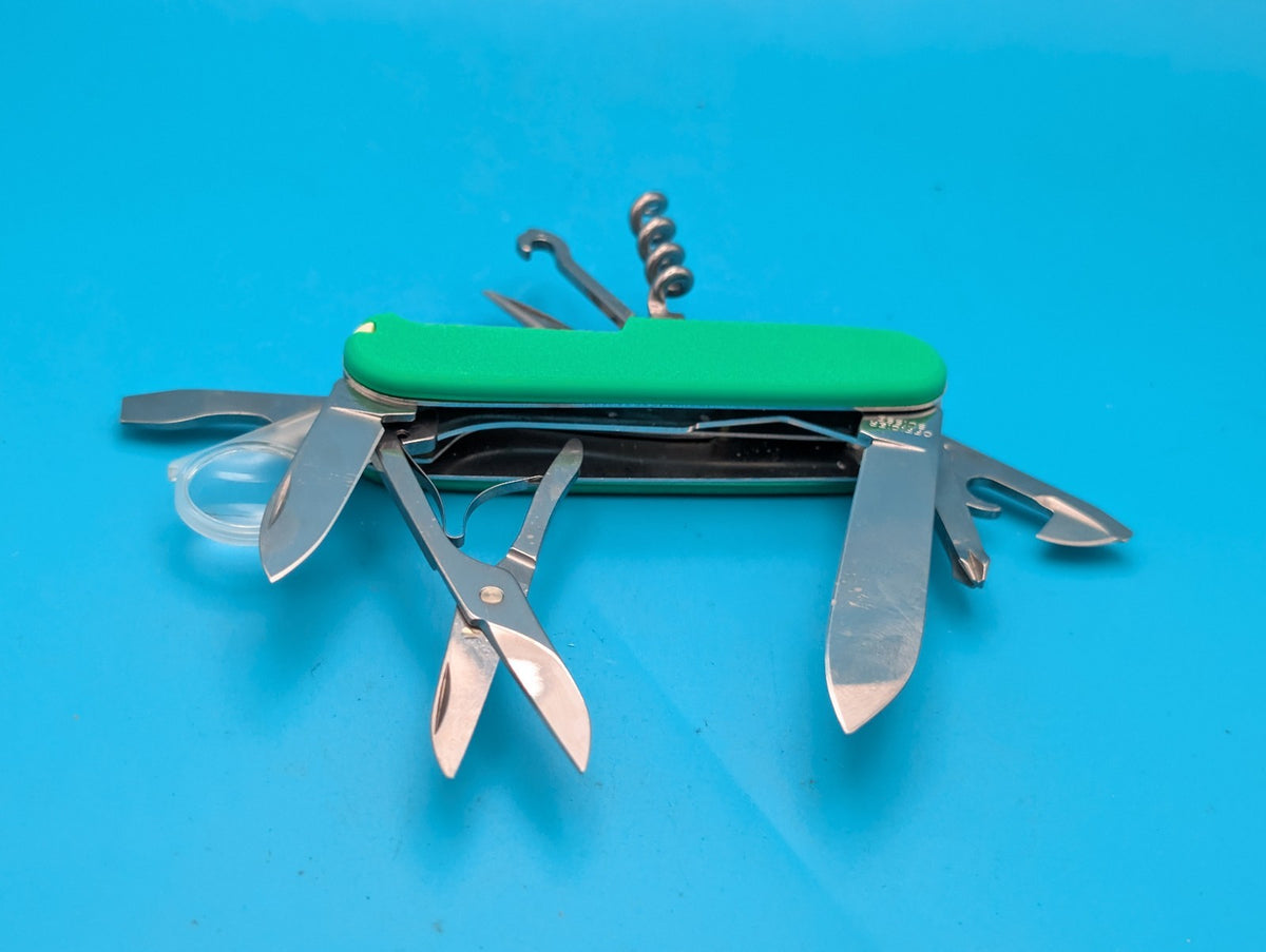 Custom Victorinox Explorer Swiss Army Knife Multi Tool!