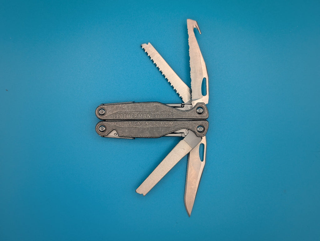 Retired New Leatherman Charge+ TTi Titanium Multi-Tool S30V Nylon Sheath