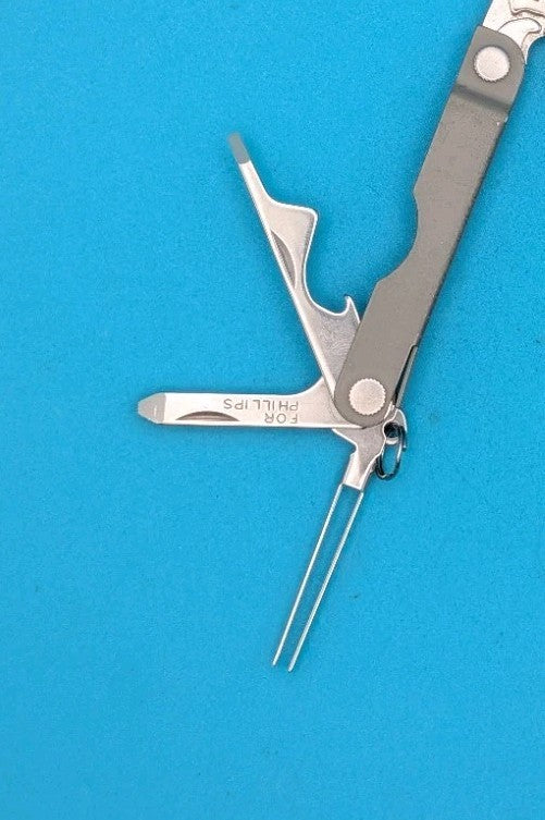 Leatherman Micra Multi-Tool, Knife, Scissors, Key Ring, Winter Fog!