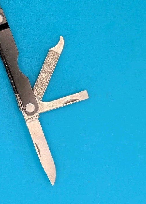 Leatherman Micra Multi-Tool, Knife, Scissors, Key Ring, Black