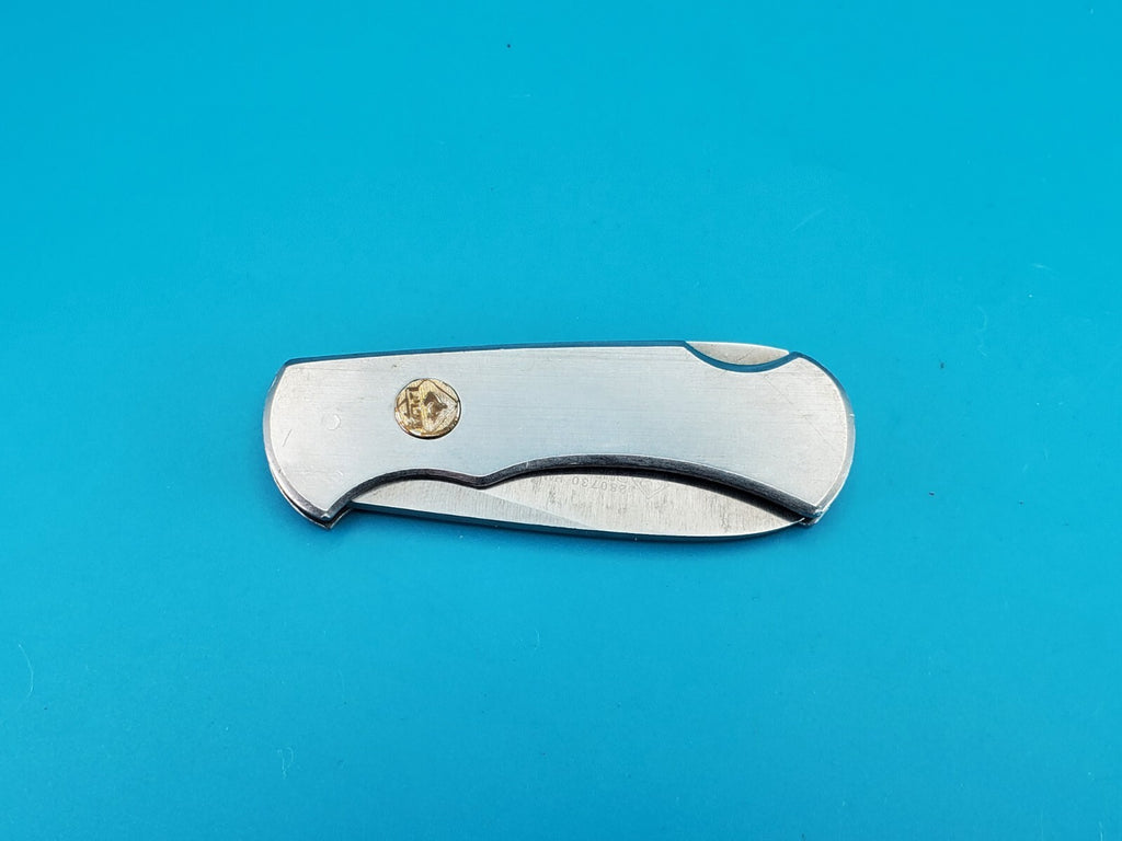 Puma 4 Star Pocket Knife 280730 Lockback Plain Edge Blade!