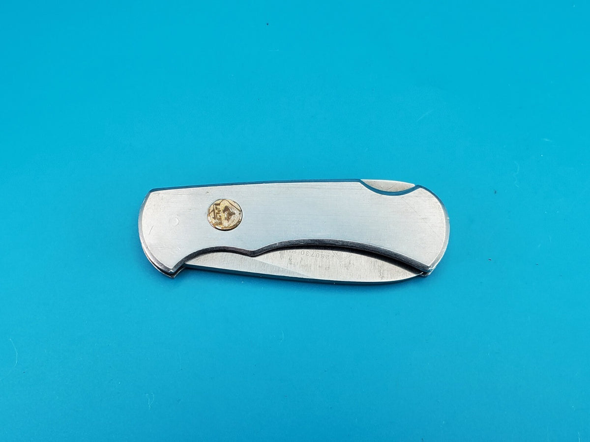 Puma 4 Star Pocket Knife 280730 Lockback Plain Edge Blade!