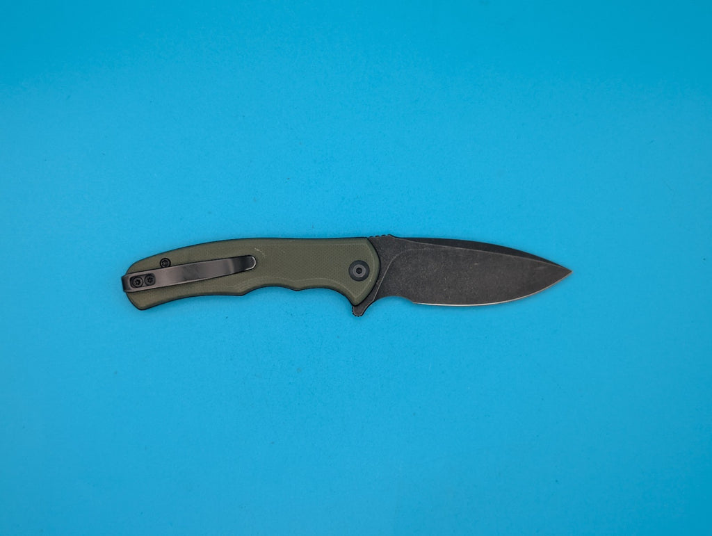 Civivi Mini Praxis Flipper Pocket Knife Liner Lock Plain Edge Blade! Olive Green