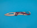 Rare Retired Buck 818 Apex Purple Handle Folding Pocket Knife!