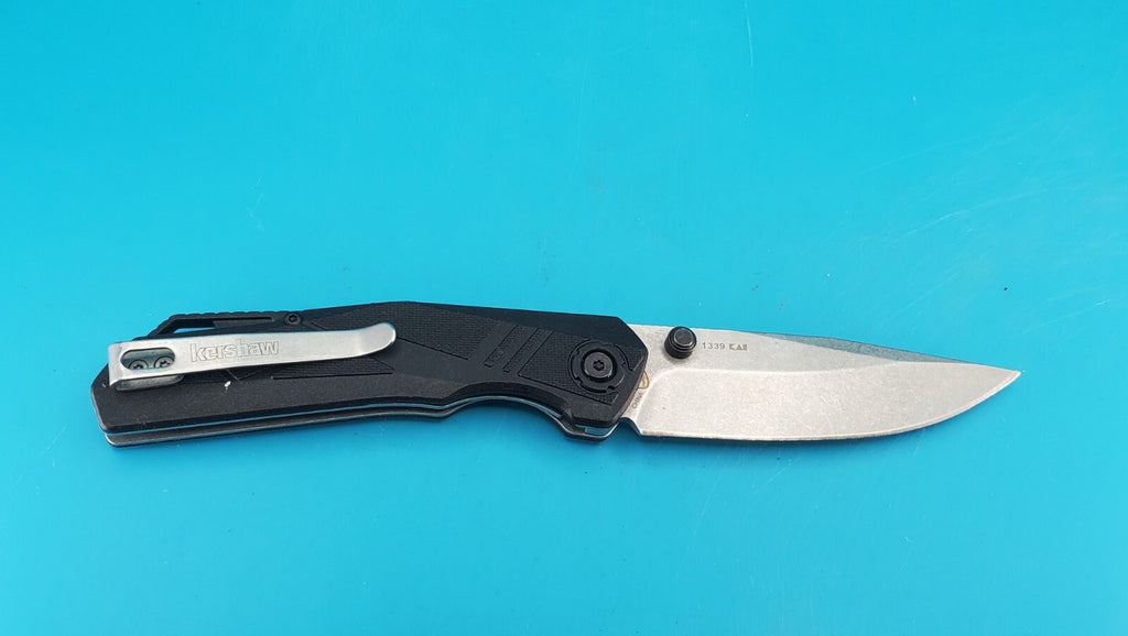 Kershaw Knives Camshaft Liner Lock 1370 4Cr13 Stainless Black Nylon