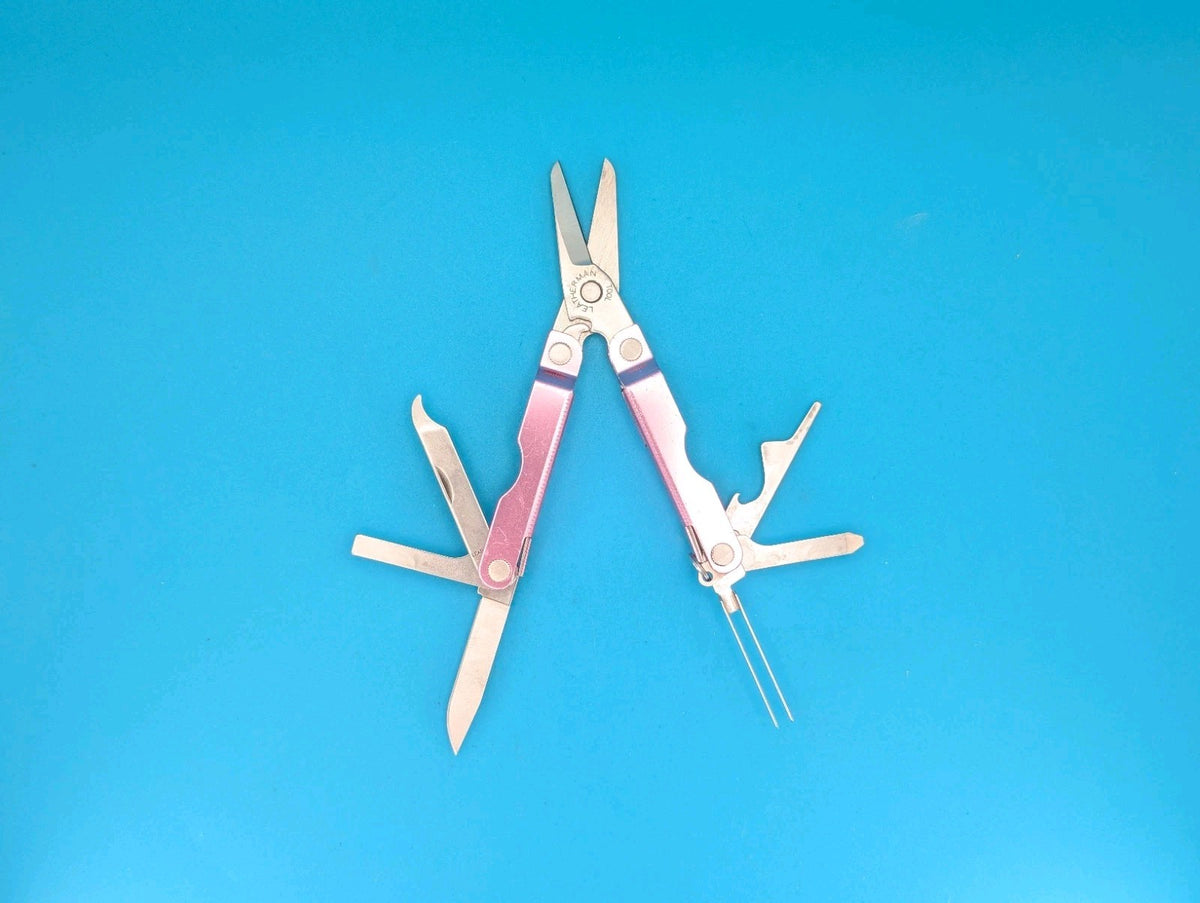 Leatherman Micra Multi-Tool Knife Scissors Key Ring! MIXED COLORS! LOT OF 5!