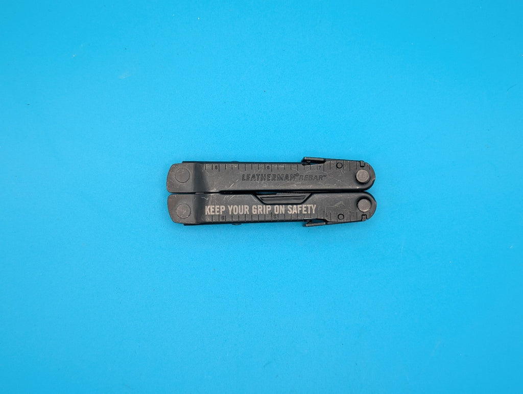 Leatherman Rebar Multi-Tool! BLACK OXIDE! WITH SHEATH! KEEP YOUR GRIP ON SAFETY