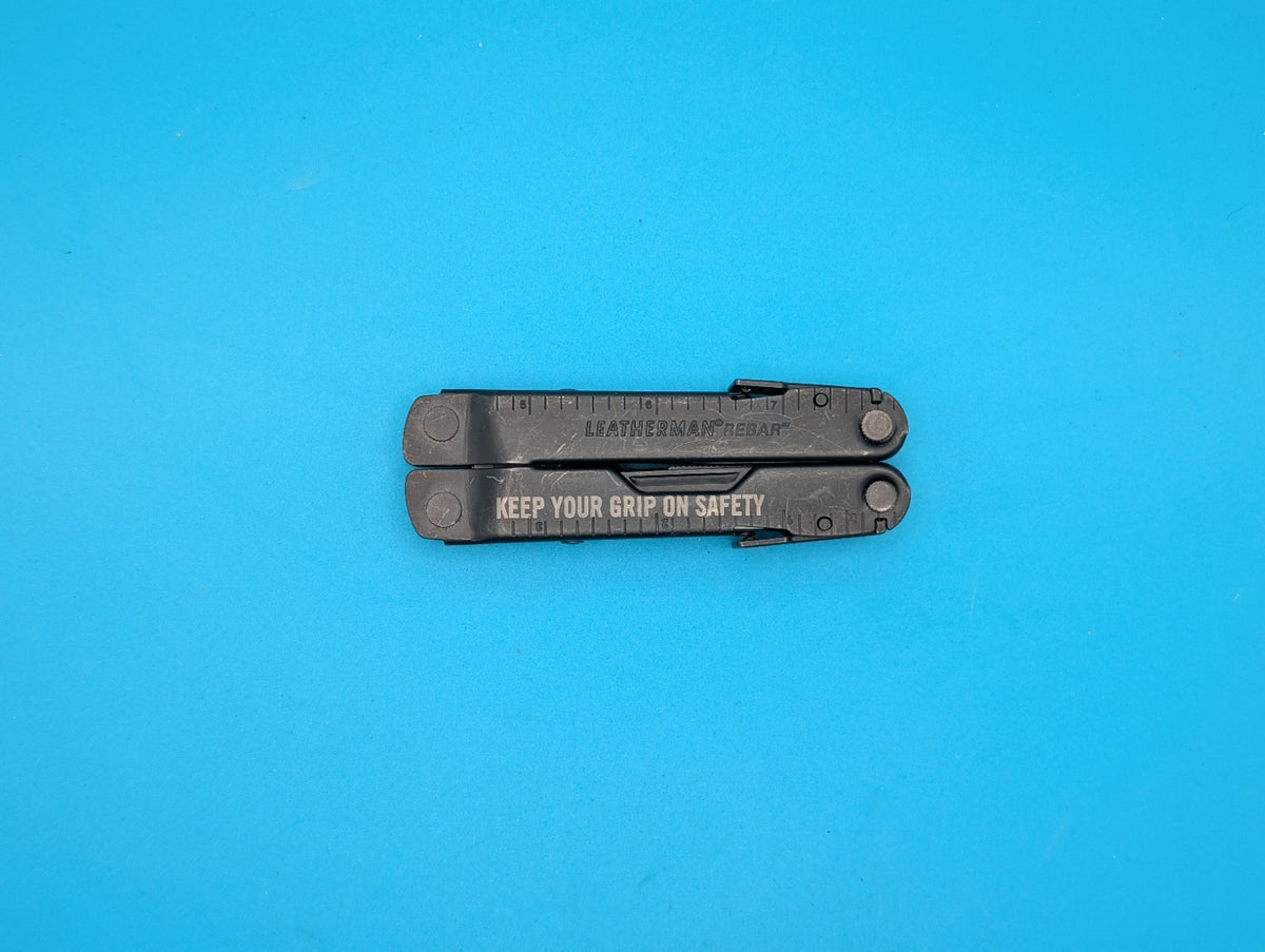 Leatherman Rebar Multi-Tool! BLACK OXIDE! WITH SHEATH! KEEP YOUR GRIP ON SAFETY