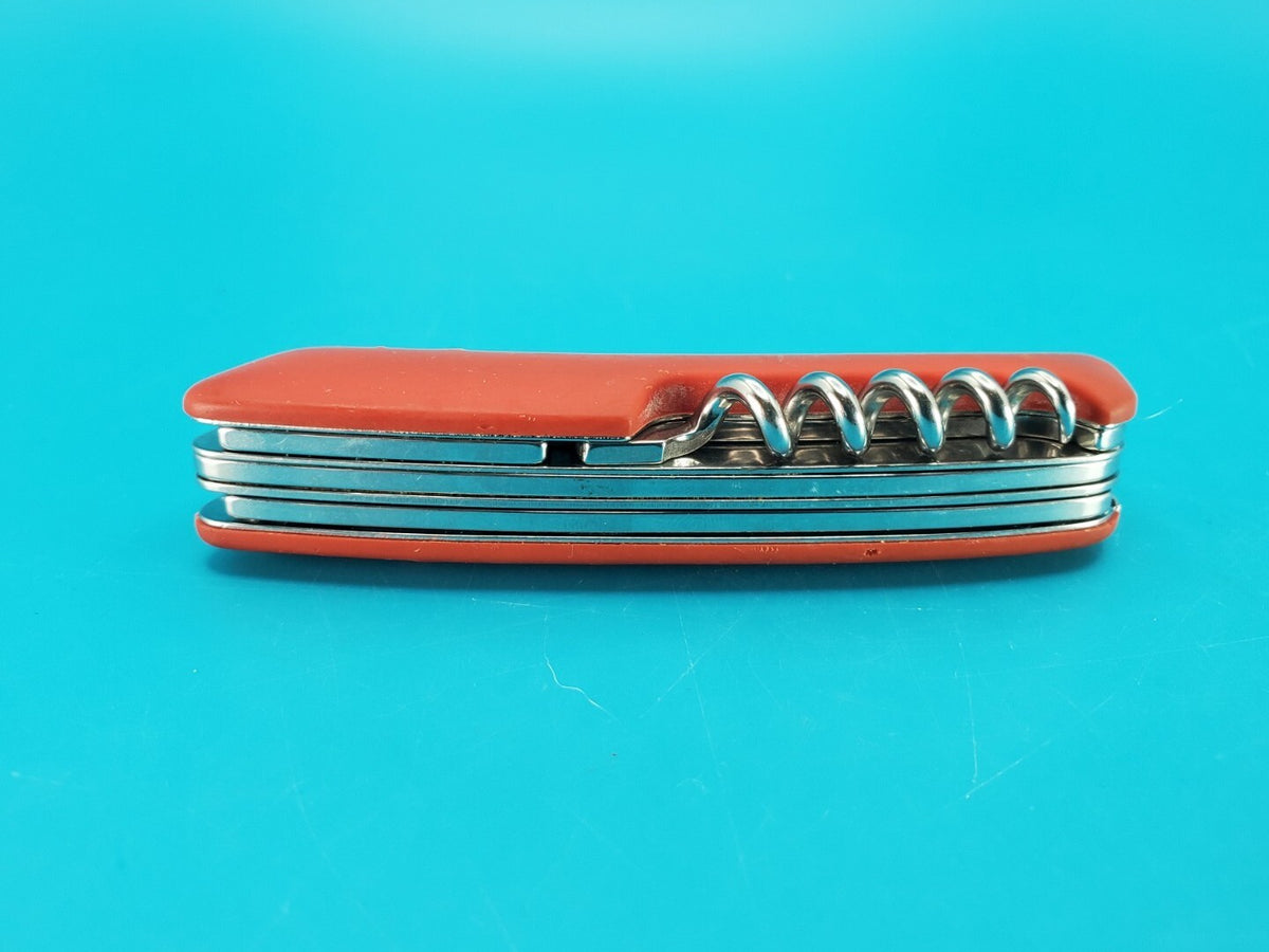 Swiza A18-14 Swiss Pocket Knife Stainless Steel Blades OD Red Synthetic Handle