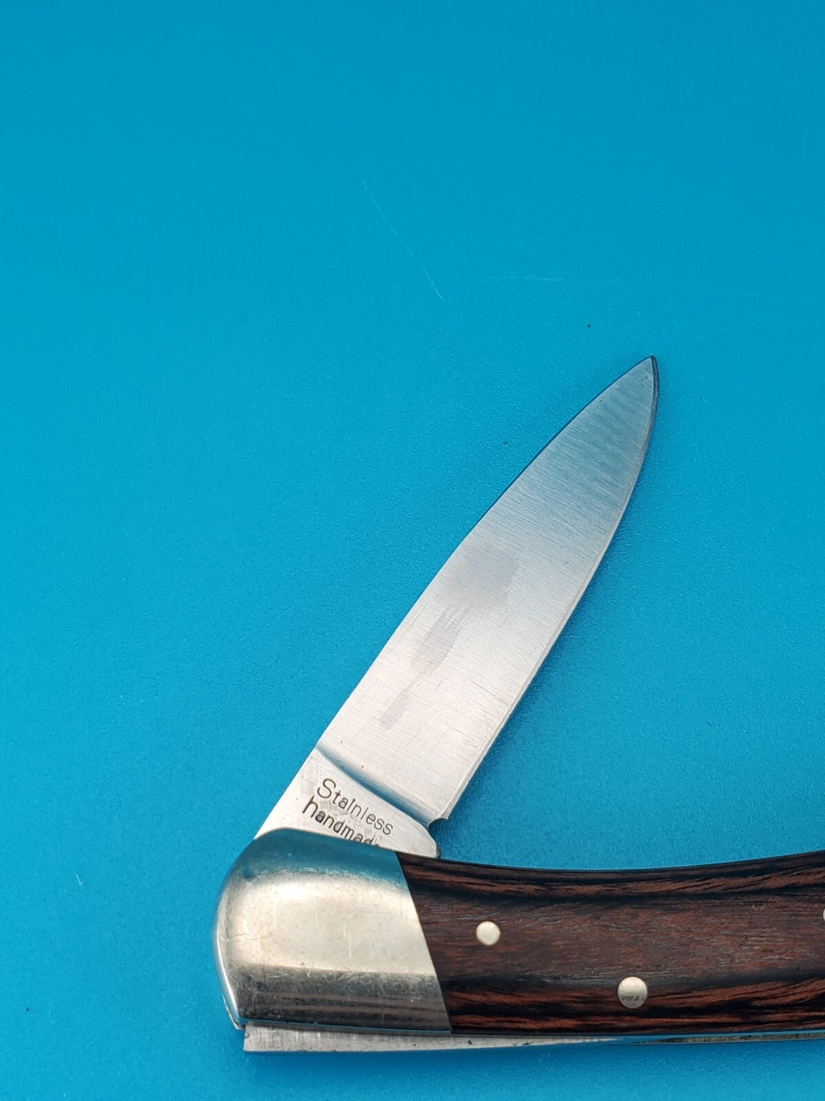 Vintage IC Cut Silver Moose Silver Collection Lockback Knife! Japan!
