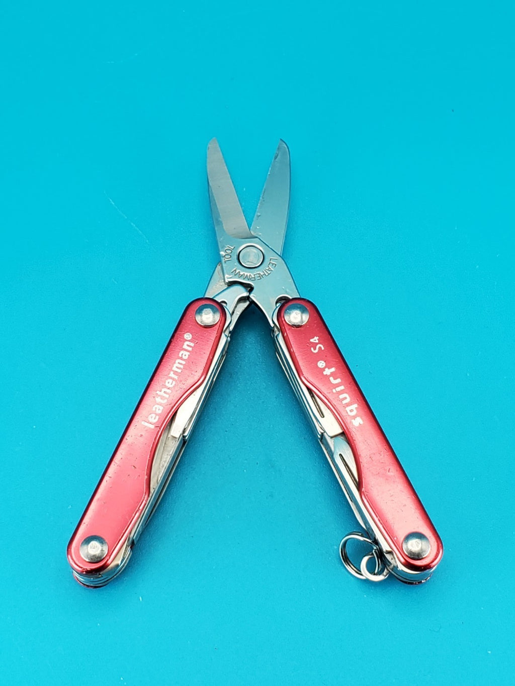 Leatherman Squirt S4 Multi-Tool, Key Ring, Retired, Red