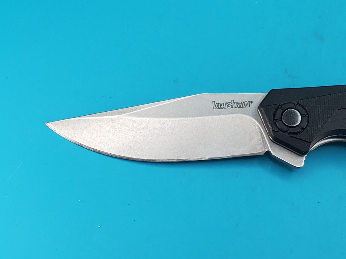 Kershaw Knives Camshaft Liner Lock 1370 4Cr13 Stainless Black Nylon