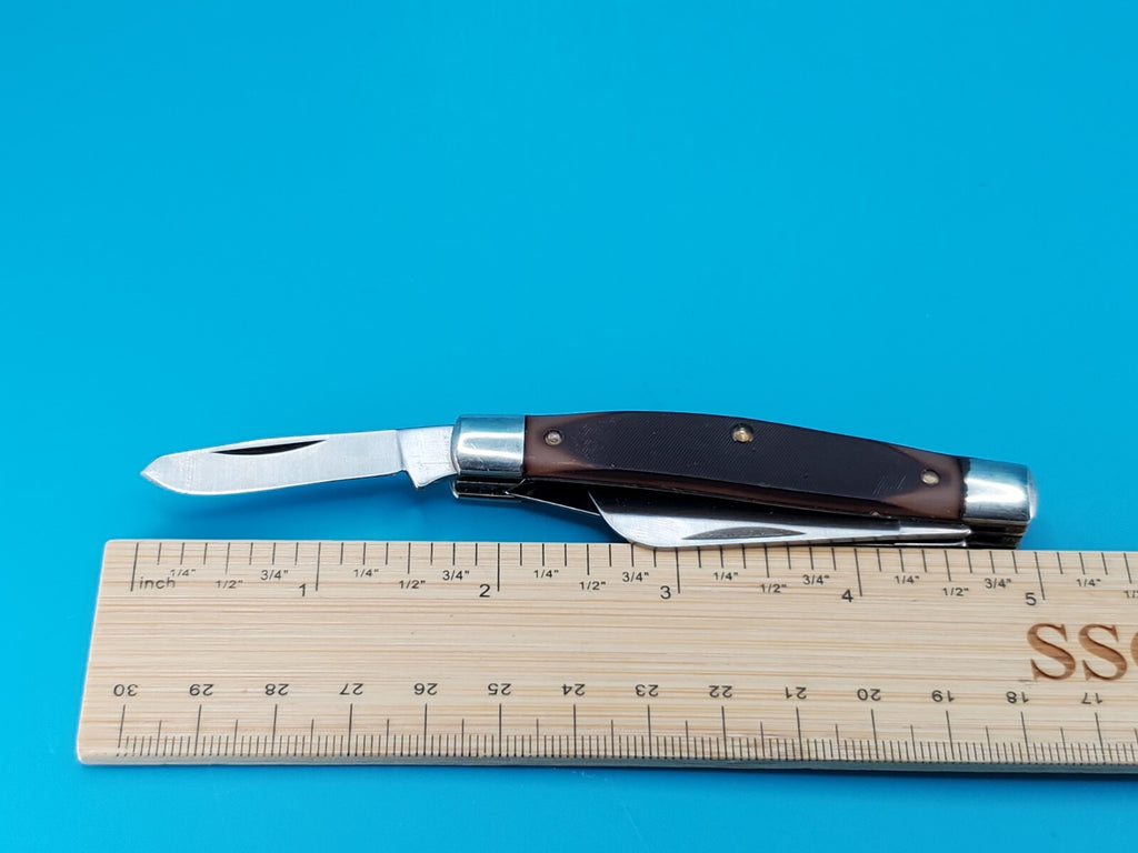 Vintage Schrade USA 340T 100th Anniversary 1904-2004 Three Blade Pocket Knife!