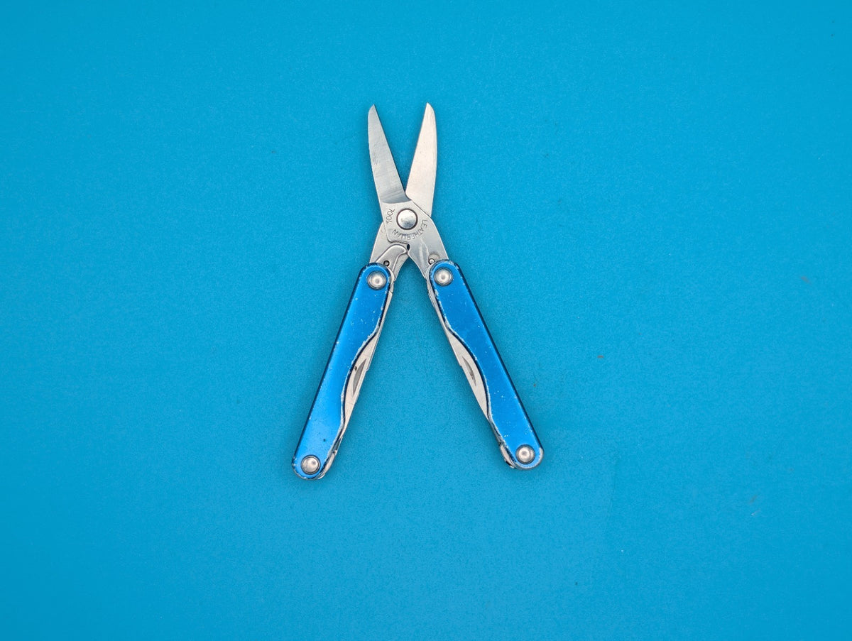 Leatherman Squirt S4 Multi-Tool, Key Ring, Retired, Blue