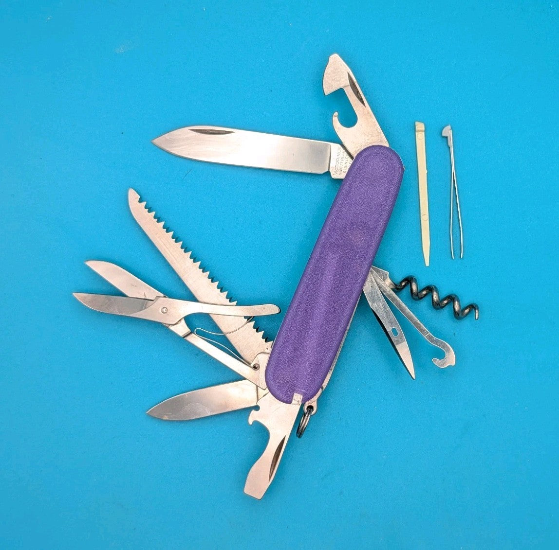 Custom Victorinox Huntsman Glow in the Dark Swiss Army Knife Multi Tool!