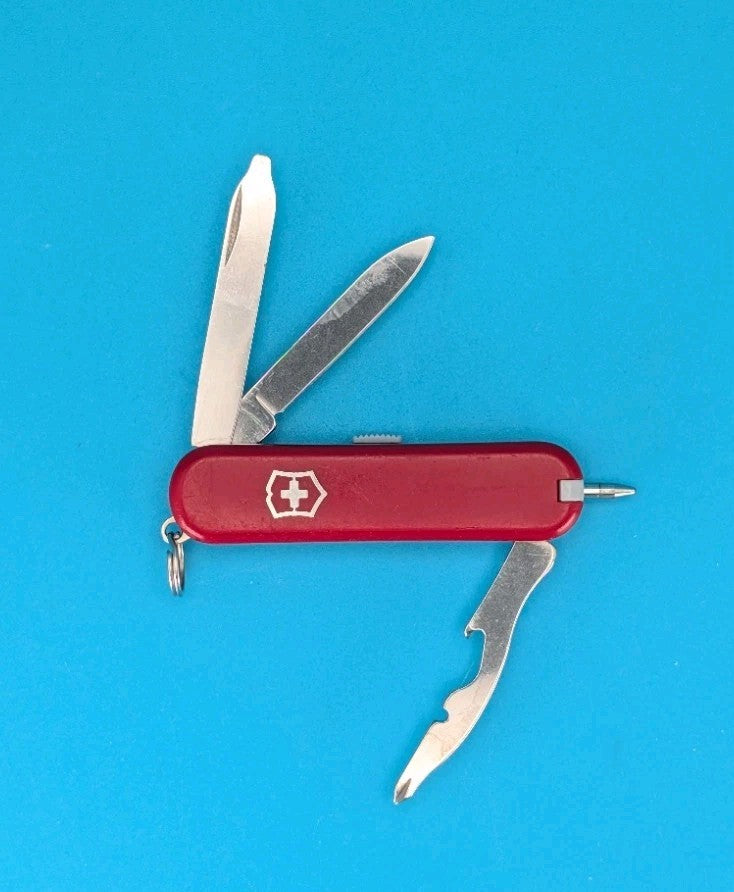 Victorinox Talisman Red 58mm Swiss Army Knife Multi Tool! 58mm