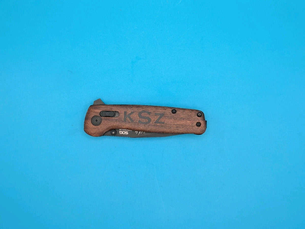 Sog Terminus XR 2.95" D2 Steel Blade Folding Knife! Wood Handle!