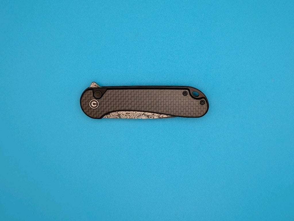 CIVIVI Button Lock Elementum II Flipper Knife Carbon Fiber & G10 Handle