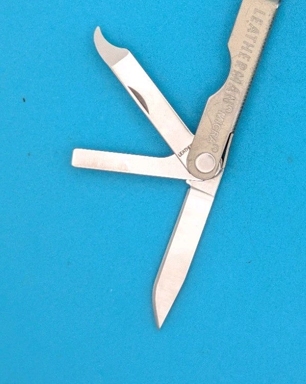 Leatherman Micra Multi-Tool, Knife, Scissors, Key Ring, Spruce!