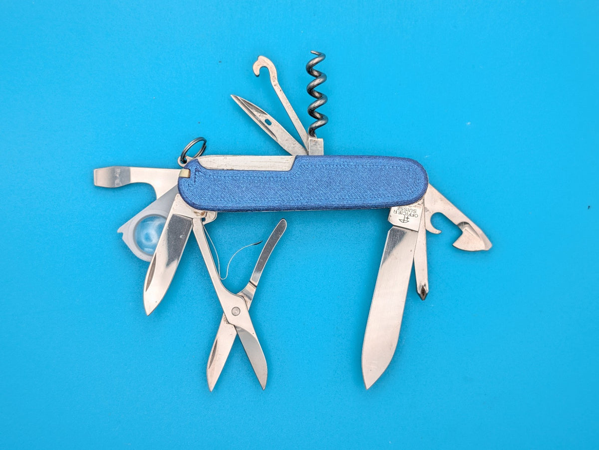 CUSTOM VICTORINOX EXPLORER SWISS ARMY KNIFE MULTI TOOL! 91mm
