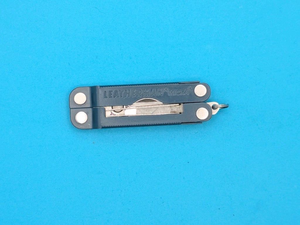 Leatherman Micra Multi-Tool, Knife, Scissors, Key Ring, Blue! *BCC*