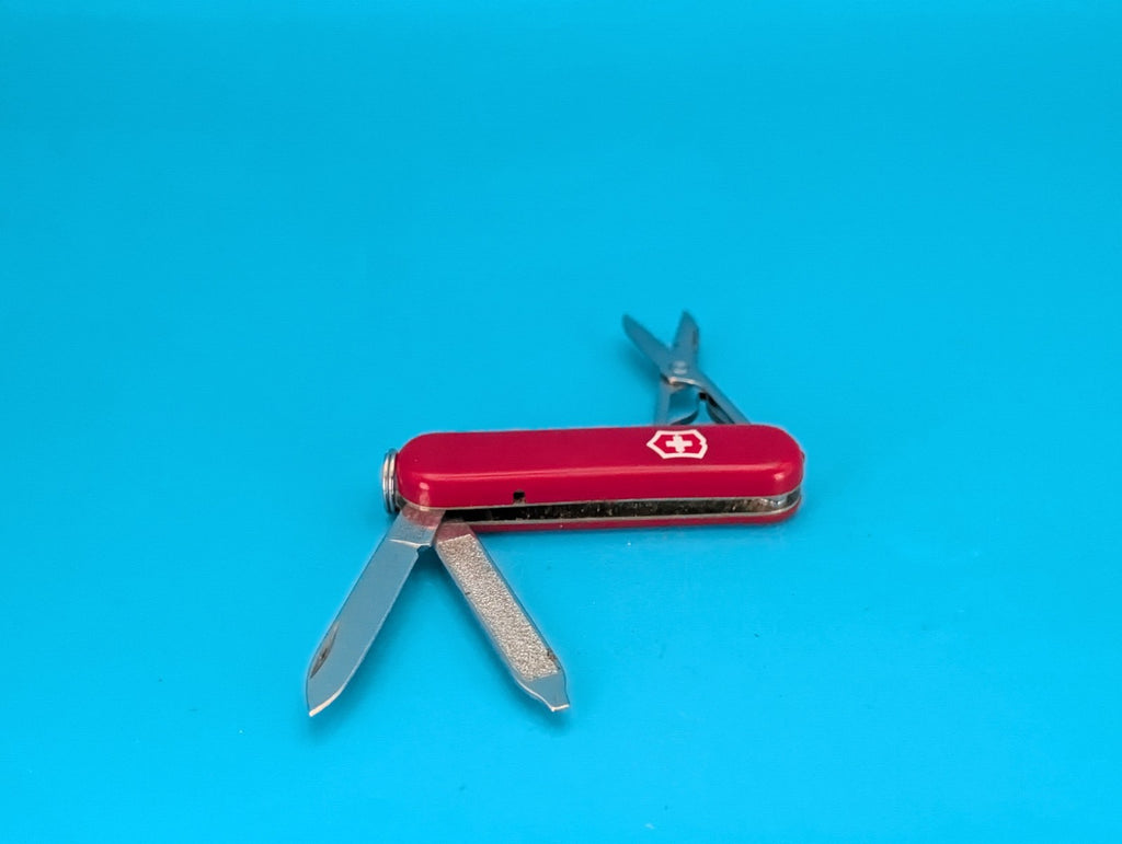 Victorinox Signature Lite Red Swiss Army Knife! 58mm, RED BRIGHT LED!