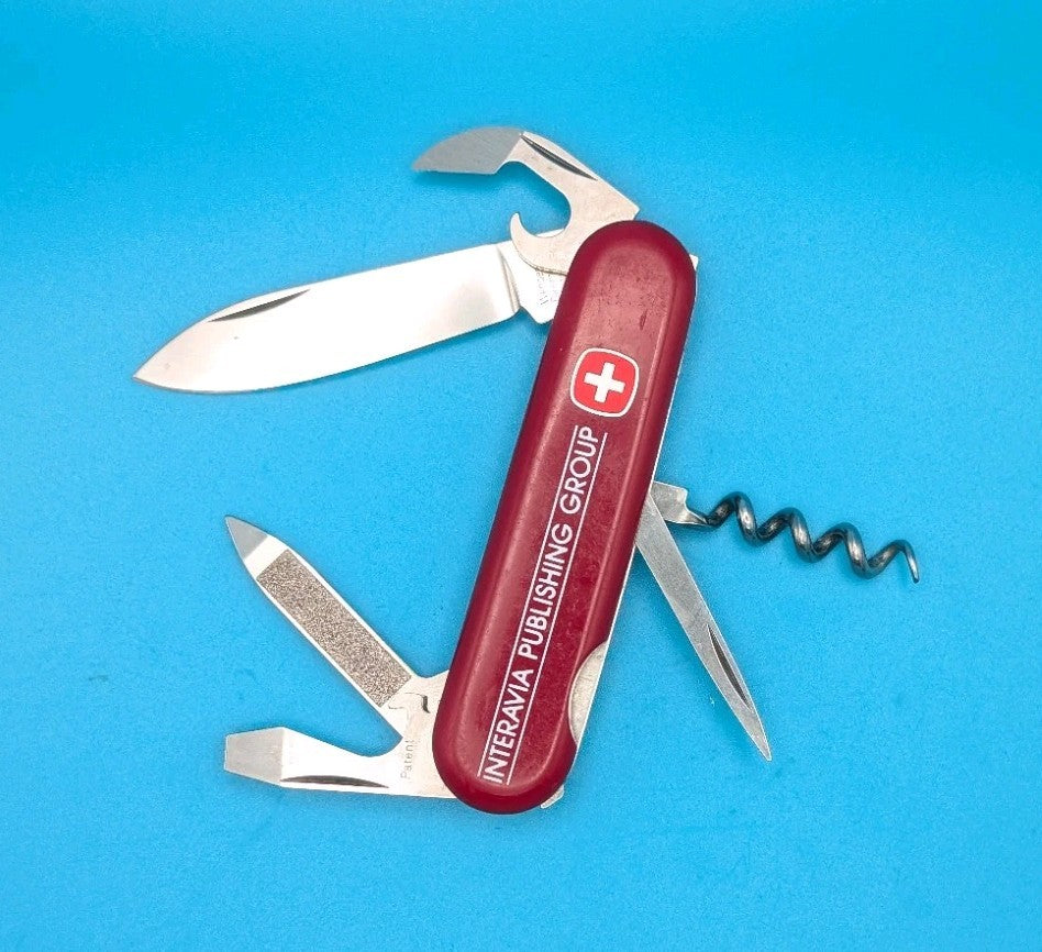 Wenger Commander Red Swiss Army Knife Multi Tool!