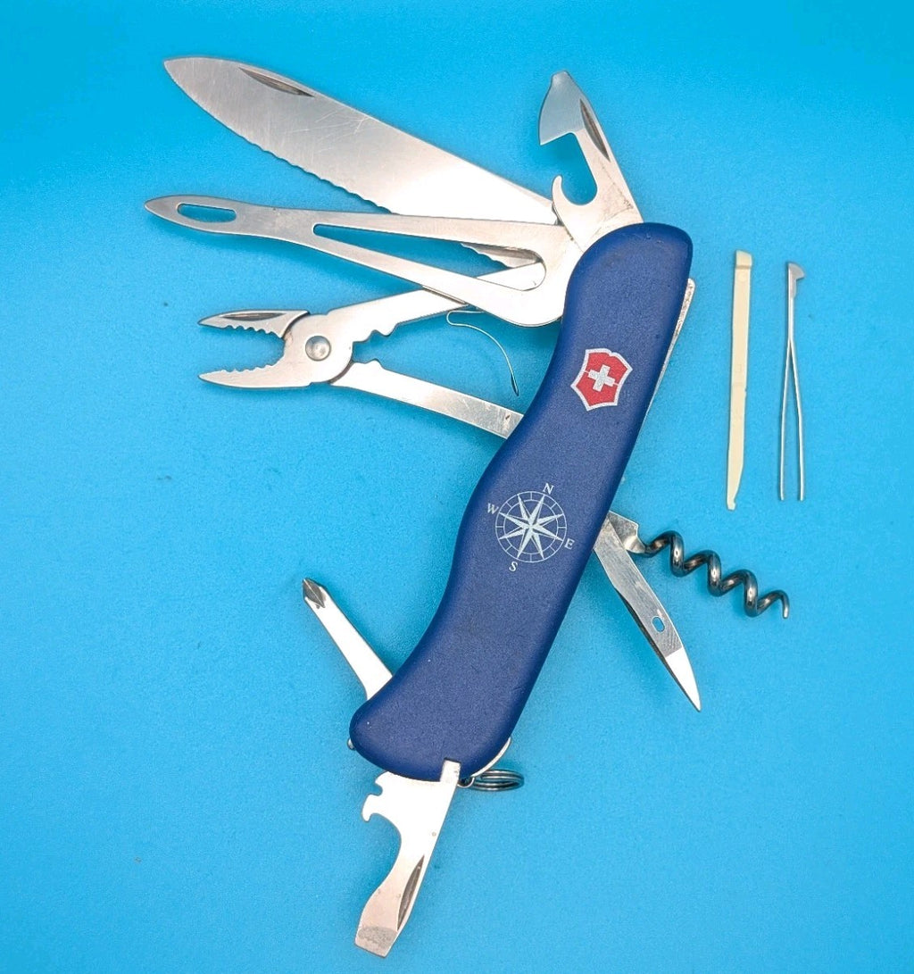 Victorinox Skipper Pro Blue Swiss Army Knife Multi Tool!