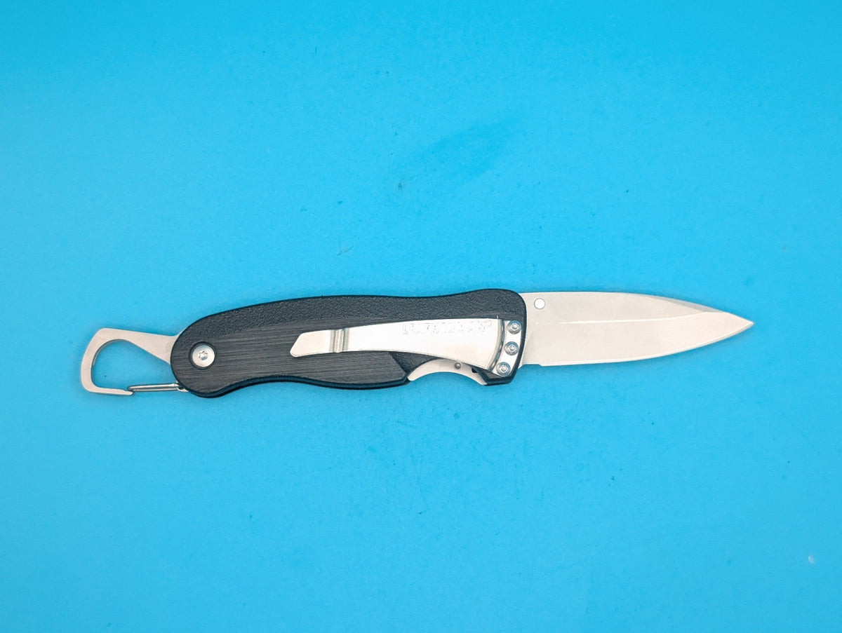 Leatherman Crater C33 Plain Edge Pocket Knife! Black!
