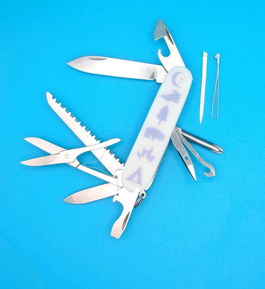 Custom Victorinox Fieldmaster Glow in the Dark Swiss Army Knife Multi Tool!