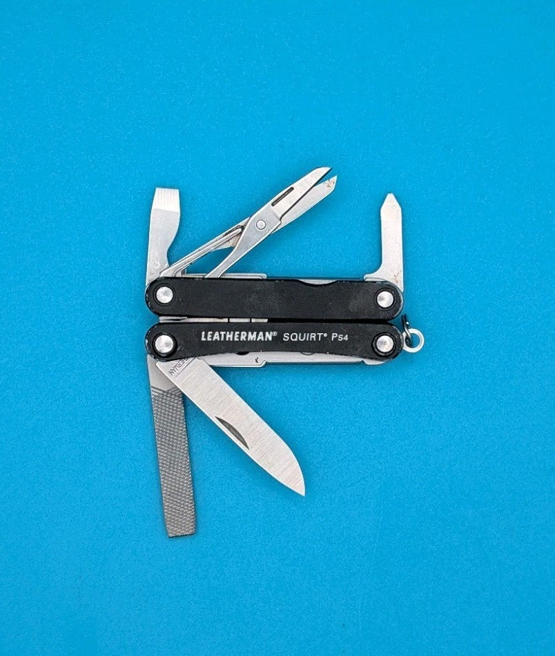 Leatherman SQUIRT PS4 Multi-Tool With Pliers Scissors Knife BLACK!