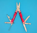 Leatherman Micra Multi-Tool, Knife, Scissors, Key Ring, Red!