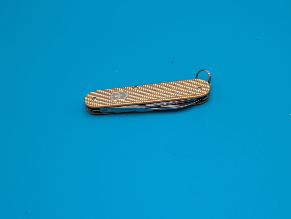Victorinox Cadet 2019 Limited Run - Gold Alox Swiss Army Knife Multi Tool!