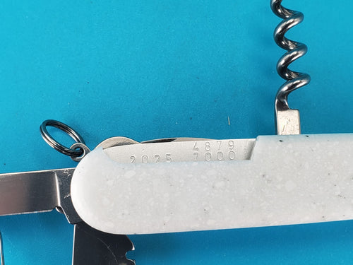 2025 Victorinox Companion Corian Handle Damast Blade Swiss Army Knife #4879/7000