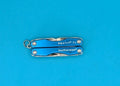 Leatherman Squirt P4 Multi-Tool, Key Ring, Retired, BLUE! *PHELPS DODGE*