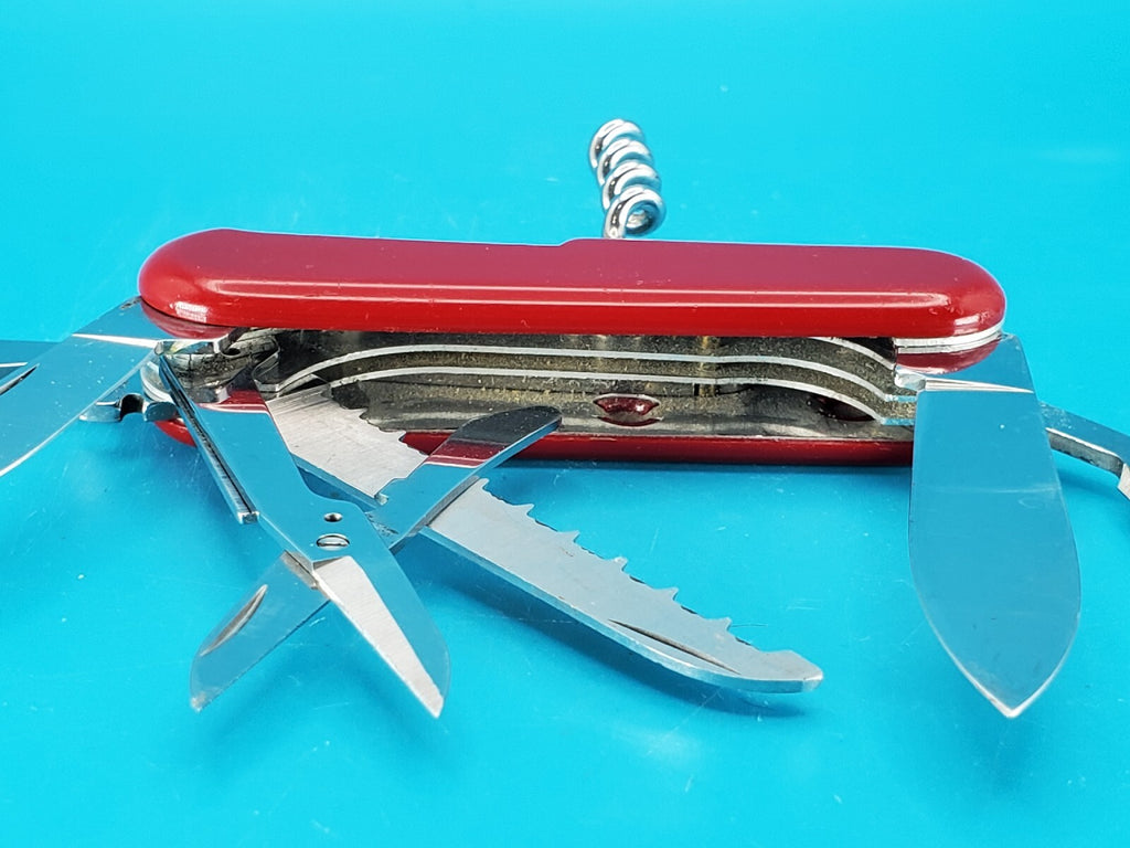 Vintage Wenger Forester Variation 85mm Swiss Army Knife Multi Tool! RARE!