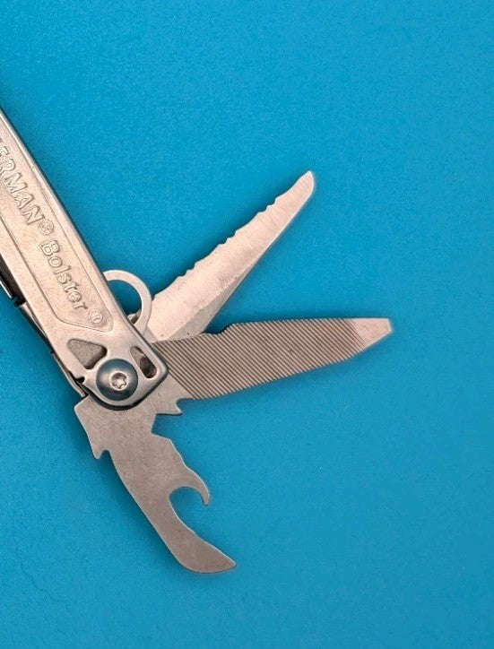 Leatherman Bolster 13 Tool Stainless Steel Multi-Tool! With Sheath! *AD&C*